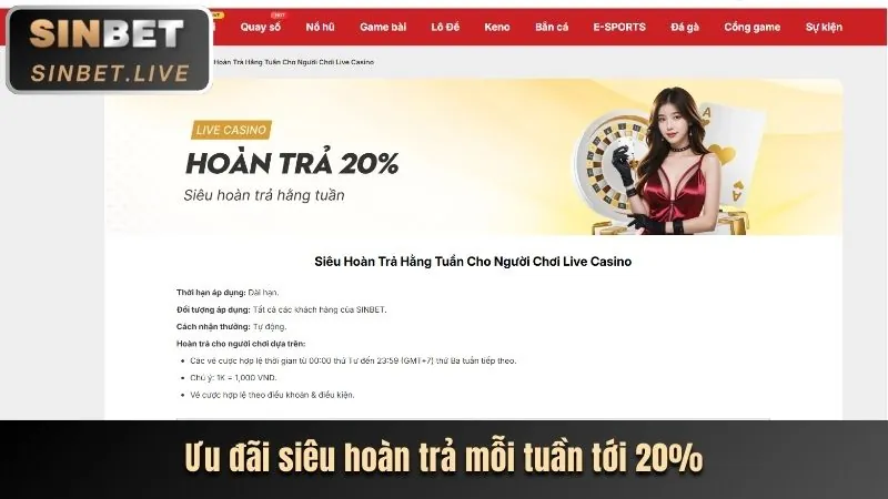 Ưu đãi nạp lại hàng ngày hàng tuần